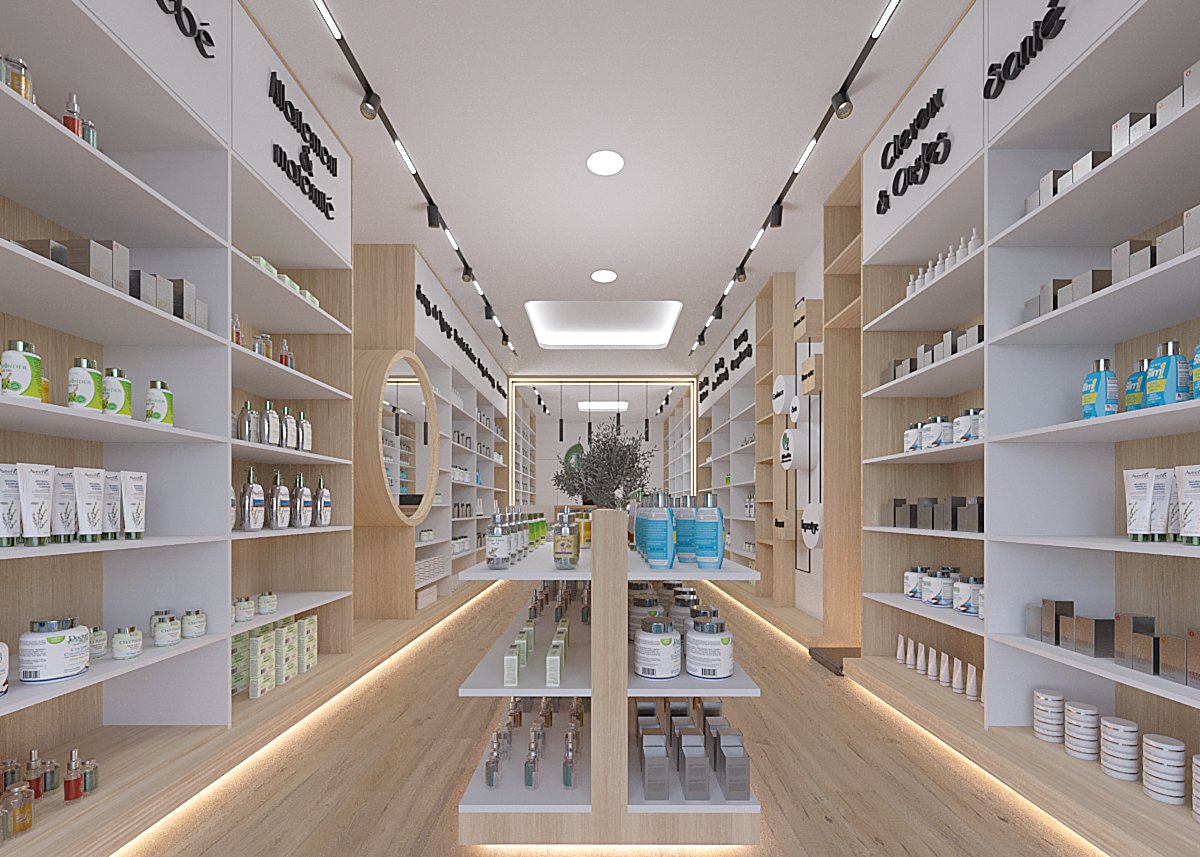 MiraVie Pharmacy interior design