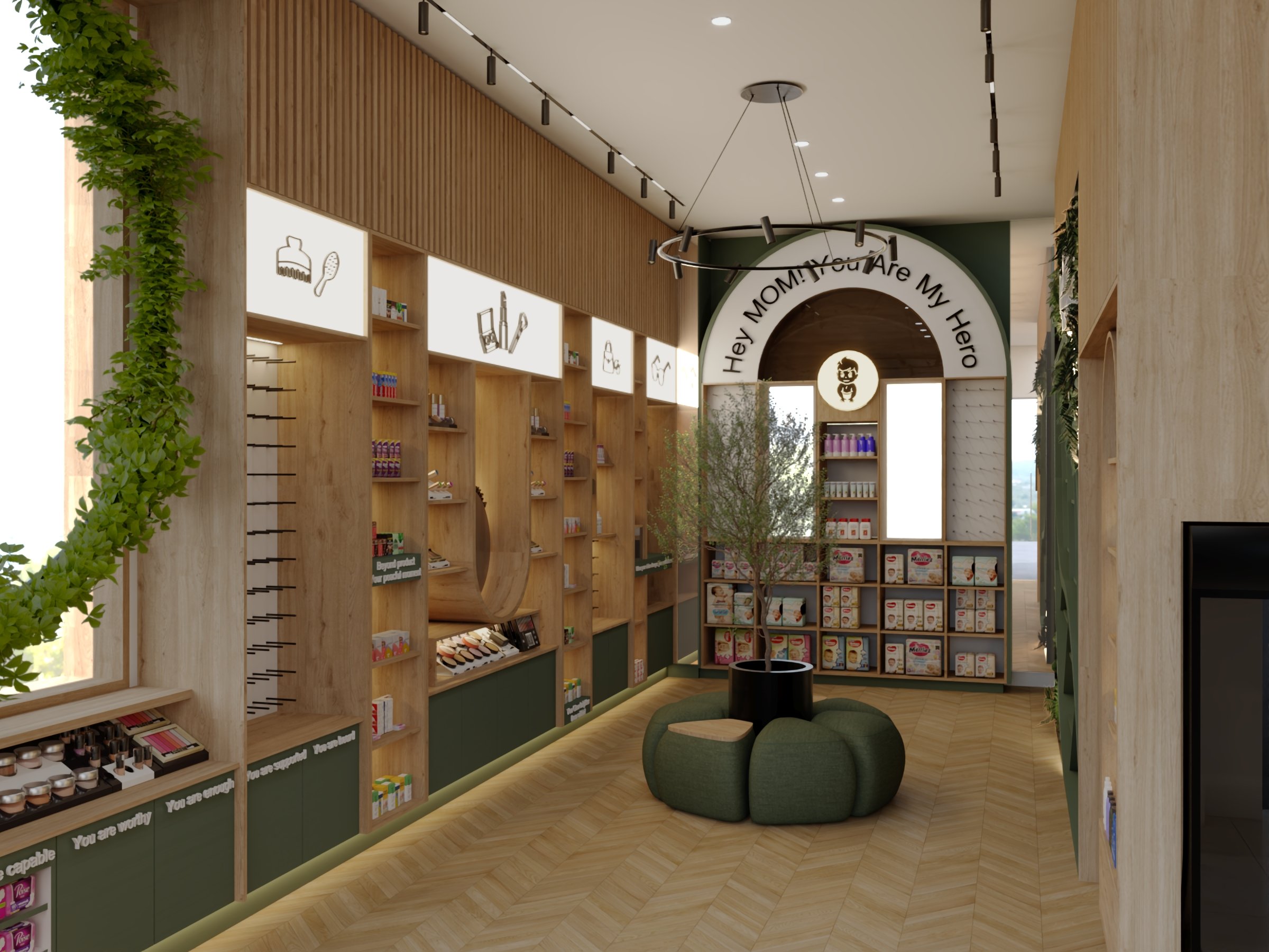 Haya Pharmacy interior design